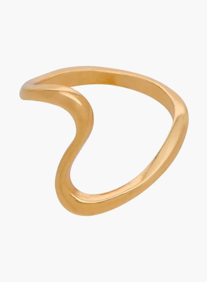 Flora Bella By Shoexpress GOLD Assorted Ring - Set Of 3 for Women | Best Price UAE